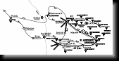 Evacuation routes for Auschwitz concentration camp prisoners in 1945. * 760 x 373 * (30KB)